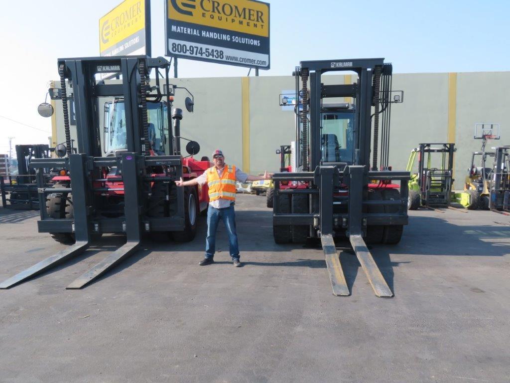 Ron at Impact Transportation with Kalmar Forklifts